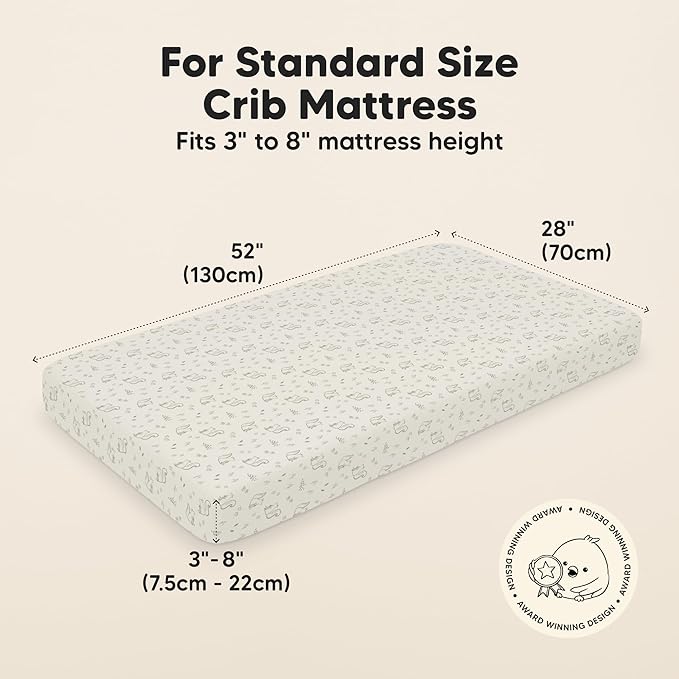 KeaBabies 2-Pack Baby Crib Sheets - Image 3
