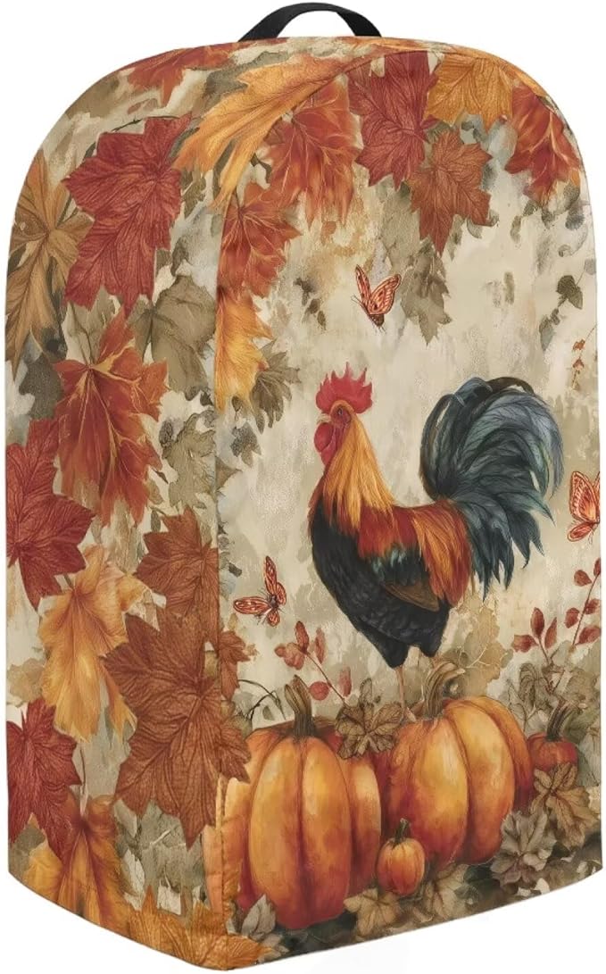 Pumpkins Rooster Blender Cover Turtle Coffee Maker Cover Dust Protection - Image 4