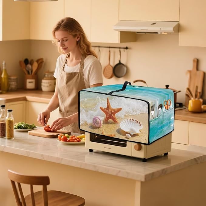 Air Fryer Toaster Oven Dust Cover Countertop Microwave Dust Cover Protector - Image 7