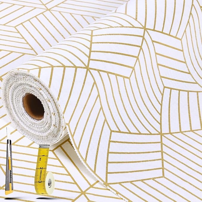 Shelf Liners for Kitchen Cabinets 17in x 40FT, Non Adhesive Cabinet Liner by Kimhan