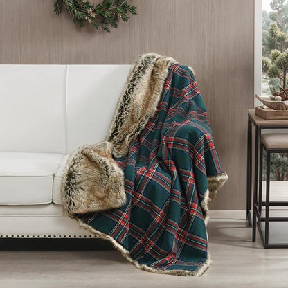 HORIMOTE HOME Luxury Plush Faux Fur Throw Blanket by HORIMOTEHOME