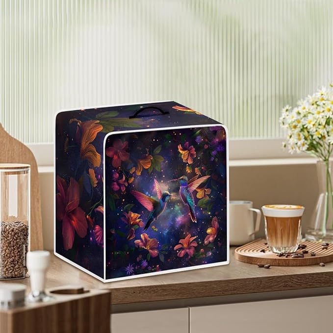 Hummingbird Dust Proof Cover for Coffee Maker Galaxy Coffee Machine Protector - Image 3