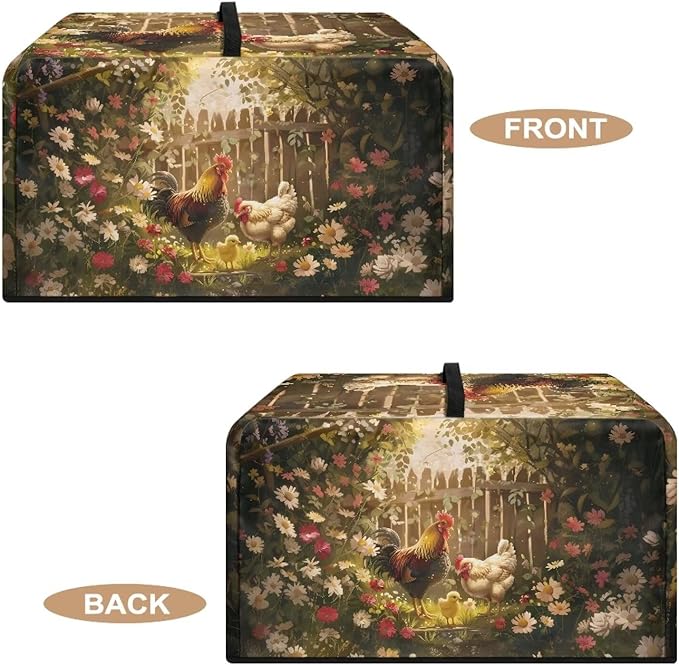 Microwave Ovens Dust Cover, Thanksgiving Rooster Tear-Resistant Heat-Resistant - Image 5