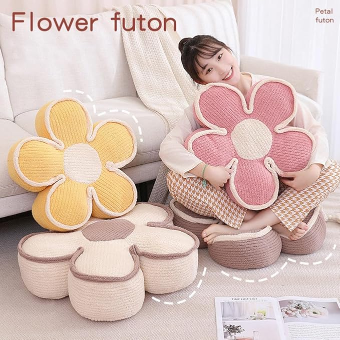 Sexysamba Flower Shaped Floor Seat Pillows Cushions 19.7" x 5.9", Cute - Image 6