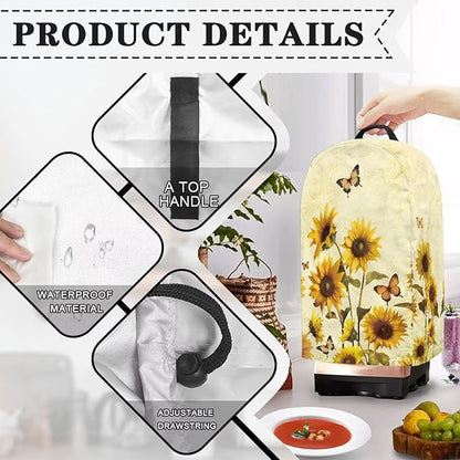 Butterfly Sunflower Blender Dust Cover - Image 4