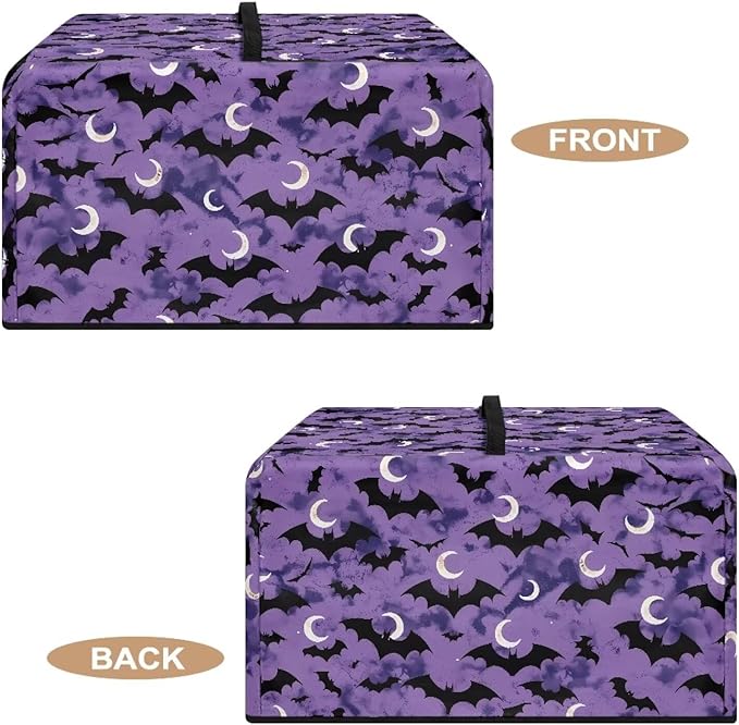 Microwave Oven Cover, Halloween Bat Heat-Resistant Waterproof Toaster Oven Dust - Image 5
