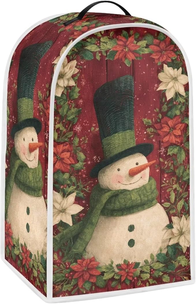 Snowman Blender Cover for Kitchen Resistance Food Processor Dust Cover by HUISEFOR