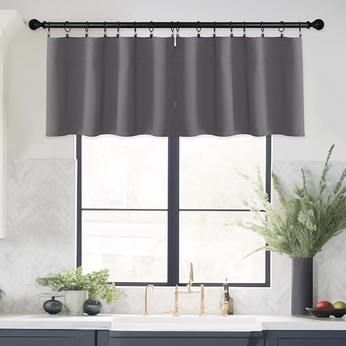 NICETOWN Soft Valance Window Curtains - Image 7