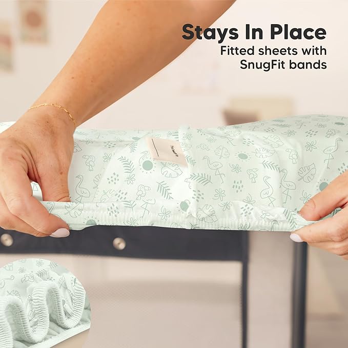2-Pack Mini Crib Sheets Fitted - Image 6