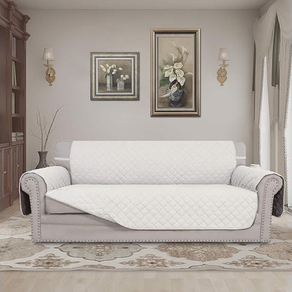 Easy-Going 4 Seater Sofa Slipcover Reversible Sofa Cover Water Resistant Couch - Image 2