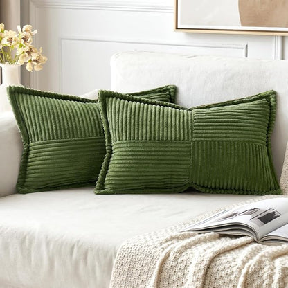MIULEE Decorative Lumbar Throw Pillow Covers by MIULEE