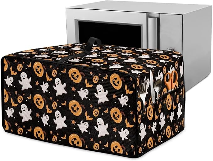 Halloween Toaster Oven Dust Cover Protective Microwave Oven Cover by HwzdsyxlCreativeHomeDecor