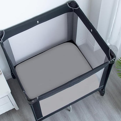 Square Playard/Playpen Fitted Sheets, 2 Pack, Ultra Soft Microfiber, Fitted - Image 6