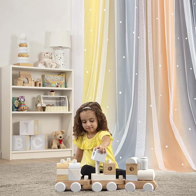 Kinryb Rainbow Blackout Curtains - Image 5