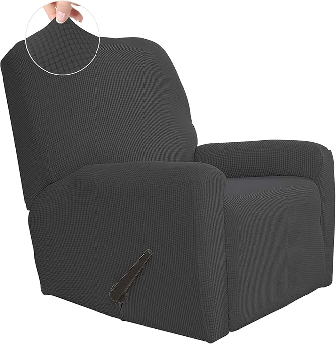 Easy-Going Recliner Stretch Sofa Slipcover Sofa Cover 4-Pieces Furniture by Easy-Going