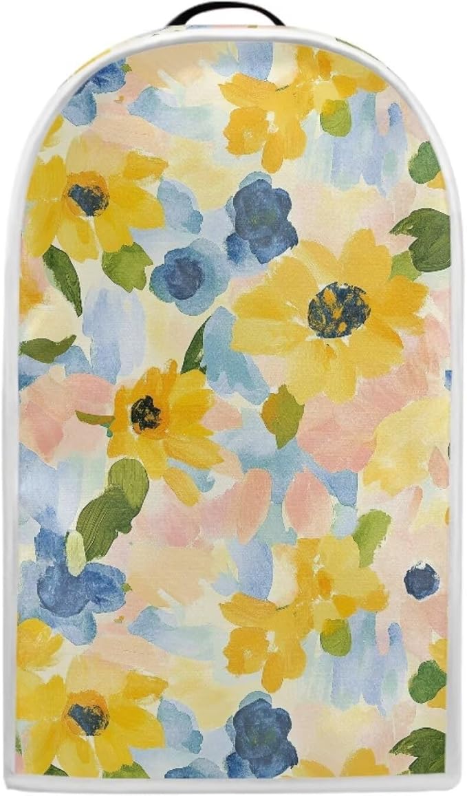 Yellow Floral Kitchen Blender Cover Universal Fits Kitchen Cover - Image 5