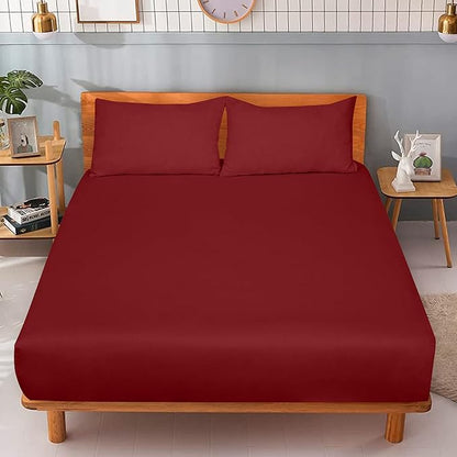 ROYALE LINENS 300 Thread Count 100% Long Staple Combed Cotton Fitted Sheet Full - Image 9