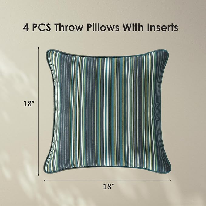 Sunbrella Decorative Outdoor Water Repellent Throw Pillows - Image 6