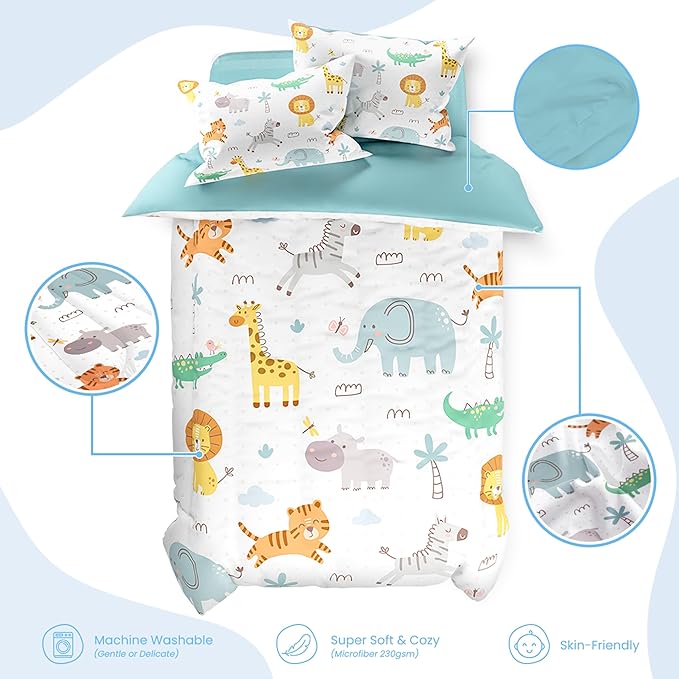 SANDJEST Animal Duvet Cover Sets Full Size - Image 3
