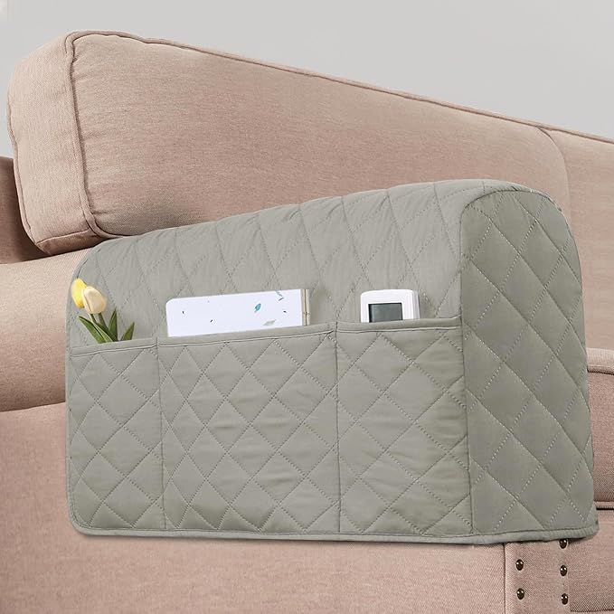2 Pack Water Resistant Armrest Covers by KPPKOU