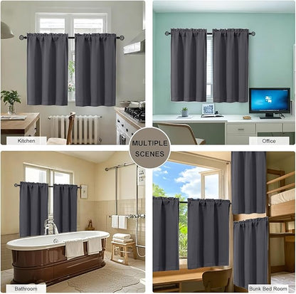 Gwine 24 Inch Long Tier Curtains - Image 7