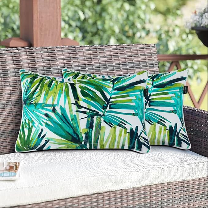 Magpie Fabrics Set of 2 Lumbar Throw Pillow by Magpie+Fabrics