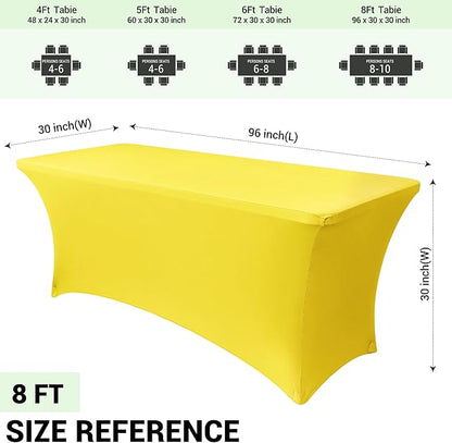 Obstal 8Ft Stretch Spandex Table Cover - Image 4