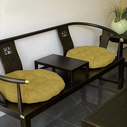 2PCS Floor Cushions for Sitting, 17 Inch Round Corduroy Floor Seats, Soft - Image 3