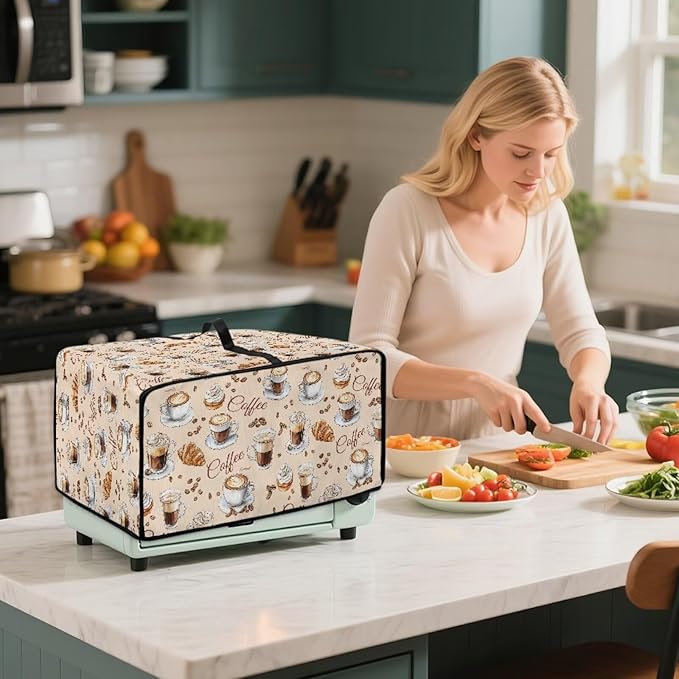 Waterproof Microwave Oven Dust Cover Heavy Duty Microwave Oven Grill Cover - Image 4
