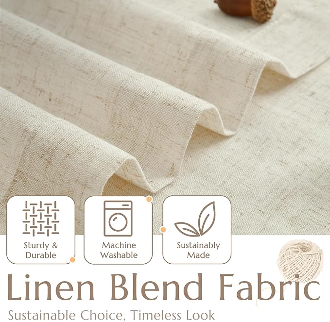 jinchan Linen Tier Curtains - Image 6
