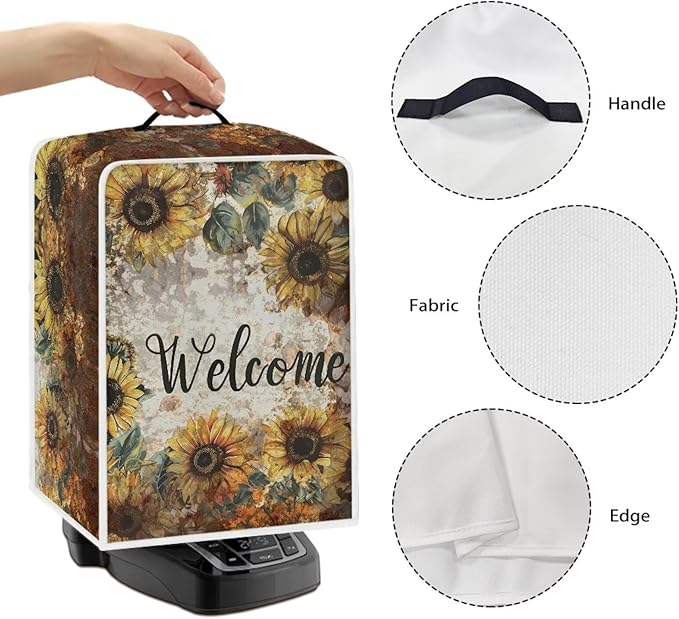 Mumeson Sunflower Coffee Maker Cover, Modern Stand Blender Mixer Juice Machine - Image 5