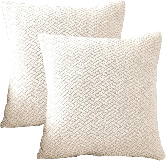 Throw Pillow Covers Couch Pillows Covers Wear-Resistant Universal Stretch by YoovatSofaCovers
