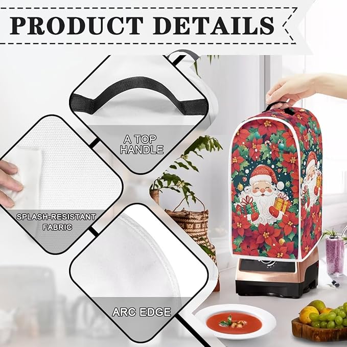 Santa Claus Blender Cover Dust Cover - Image 3