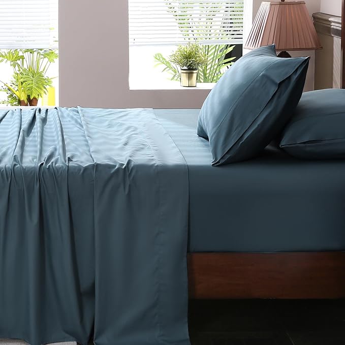 Extra Deep Pocket King Sheets 18-24 Inch 100% Egyptian Cotton 1000 Thread Count by overket