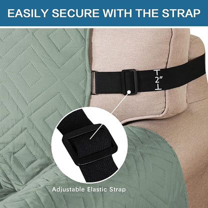 H.VERSAILTEX Reversible Loveseat Cover Furniture Protector Anti-Slip Water - Image 4