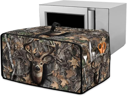 Dust-Proof Microwave Oven Cover Protector Microwave Oven Grill Cover Deer Elk by HwzdsyxlCreativeHomeDecor