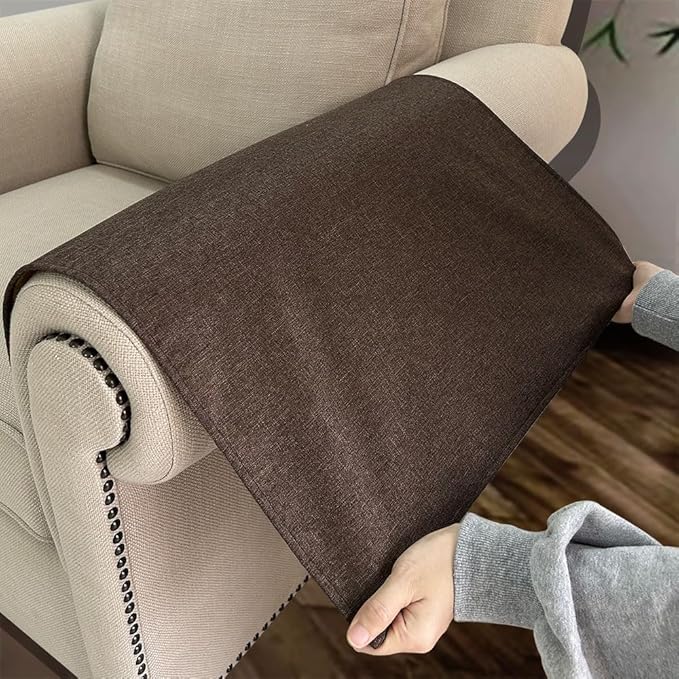 Couch Arm Covers, Anti-Slip Sofa Armrest Cover - Image 3