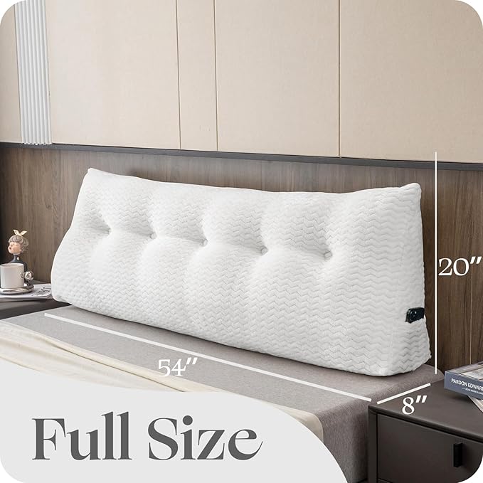 Large Bolster Triangular Headboard Wedge Backrest Positioning Support Bed Rest - Image 2