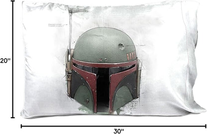 Jay Franco Star Wars The Book of Boba Fett 1 Single Reversible Pillowcase - Image 6