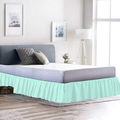 Bed Skirt - Ruffled Bed Skirt 12 Inch Drop Dust Ruffle - Dust Ruffle Bedskirt by Unknown