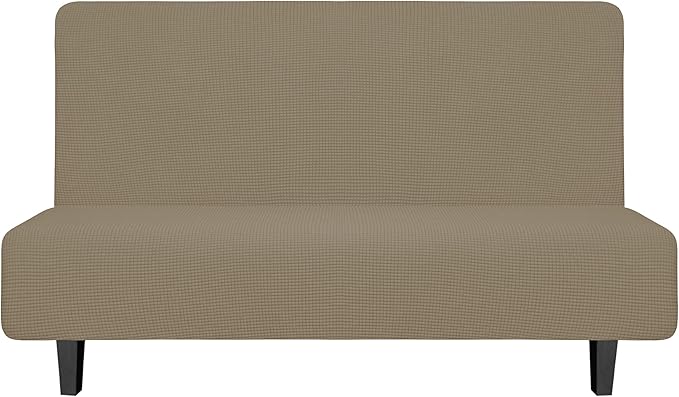 Easy-Going Stretch Futon Slipcover Armless Futon Bed Cover Furniture Protector by Easy-Going