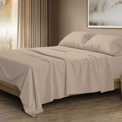 THREAD SPREAD 100% Egyptian Cotton Sheets Queen Size by THREADSPREAD