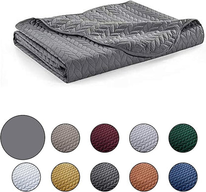 IR Imperial Rooms 8 Pack Quilt King Size Bedding - Image 7