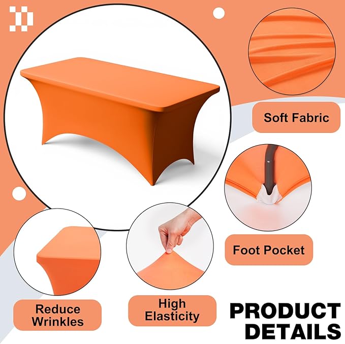 Trlyc 1 Pack 8FT Spandex Table Cloth - Image 3