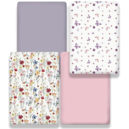 bimocosy Mini Crib Sheets, Pack and Play Sheets - Image 6