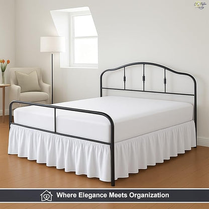 Cottington Lane Ruffled Bed Skirt Full Size - Image 8