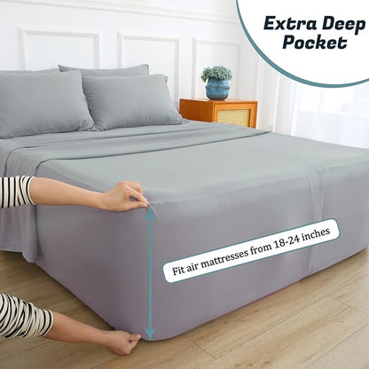 Extra Deep Pocket Full Sheet Set - Image 3