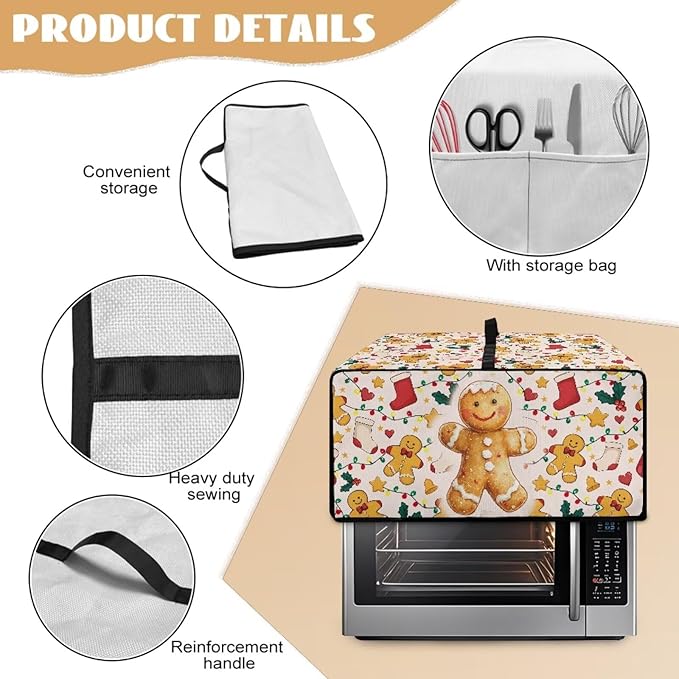 Countertop Convection Oven Cover Dust-Proof Toaster Oven Cover - Image 5