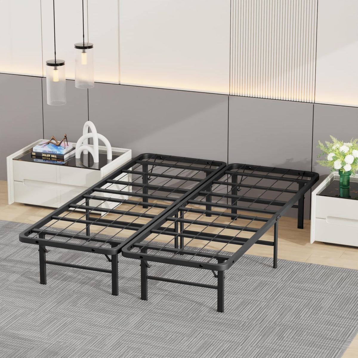bestmassage | full bed frame | metal |, main product view