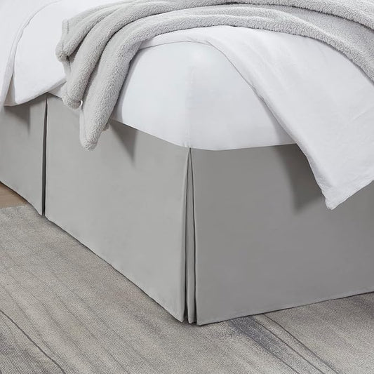 Nestl Silver Bed Skirt Cal King Size by Nestl